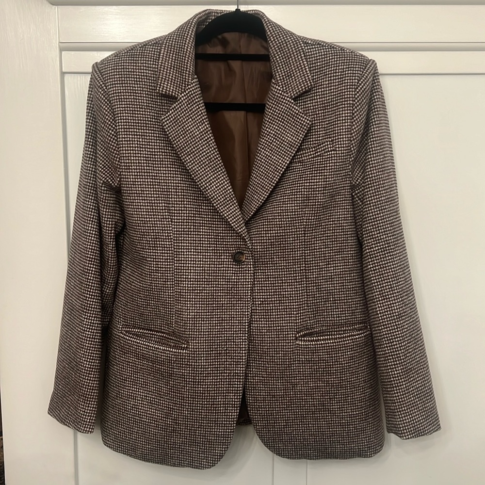 Nasty Gal collection houndstooth blazer